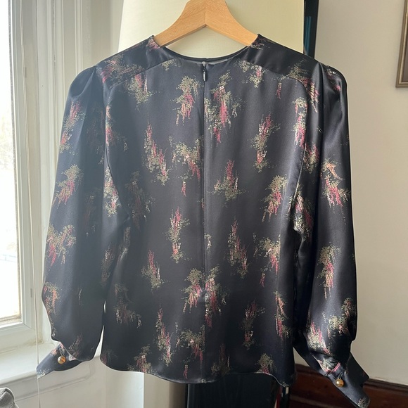 Vince Wisteria Silk Blouse - Picture 4 of 7